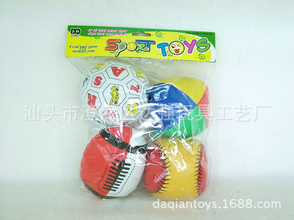 兒童玩具PVC球-4"橄欖套四球工廠,批發,進口,代購