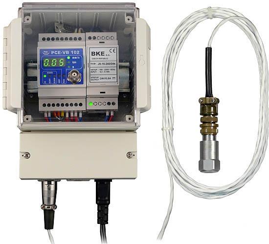 德國測振機PCE-VB 102監控振動速度由設置的振動極限值和單位批發・進口・工廠・代買・代購