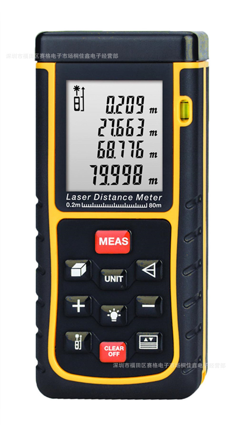 新年狂歡超低價手持測高機便攜電子尺高精準80米激光測距機RZE80工廠,批發,進口,代購
