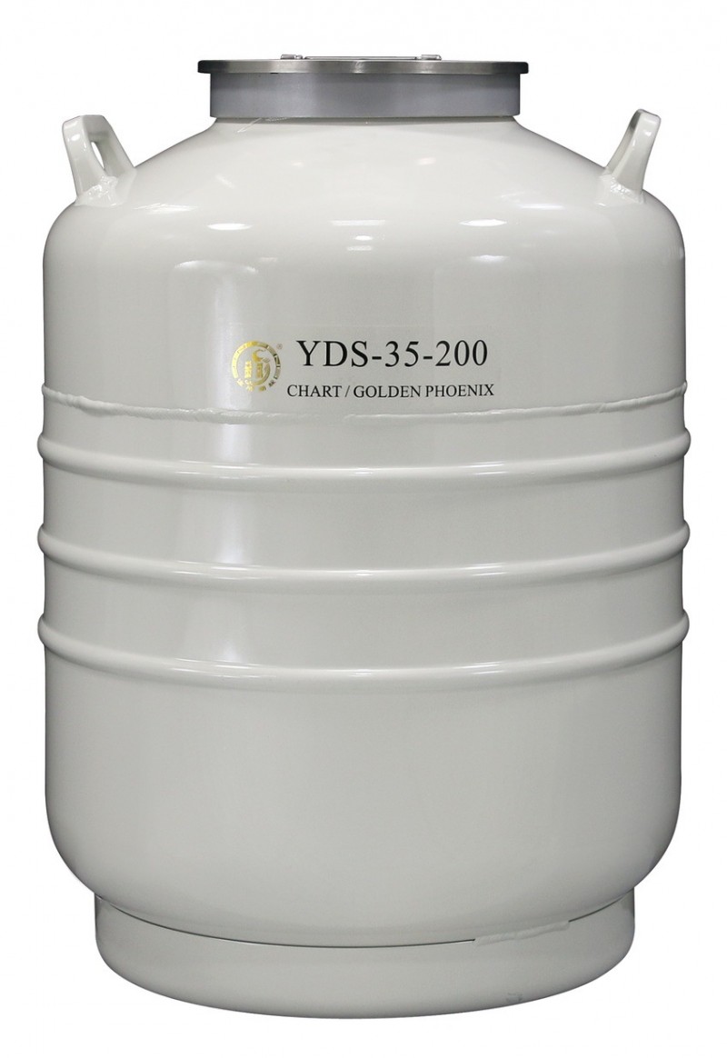 【成都金鳳】YDS-35-200大口徑液氮生物容器/液氮罐5L 200mm工廠,批發,進口,代購