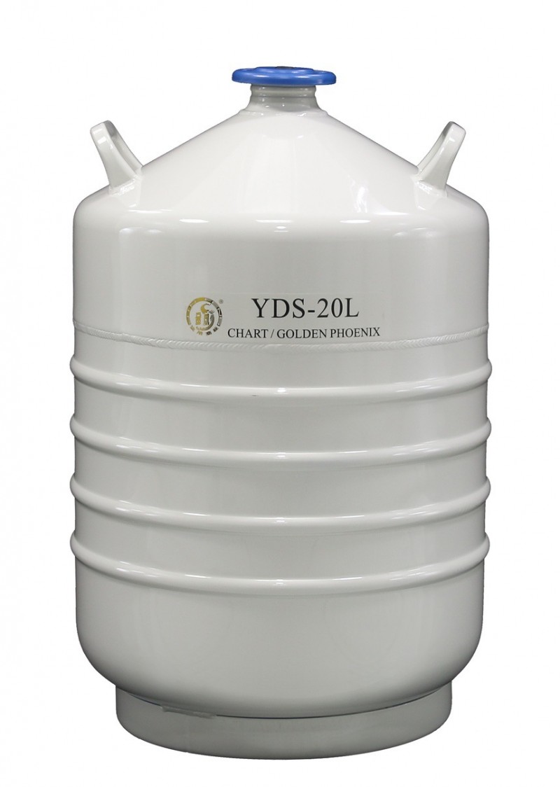 【成都金鳳】YDS-20L液氮型液氮生物容器/液氮罐20L  50mm工廠,批發,進口,代購