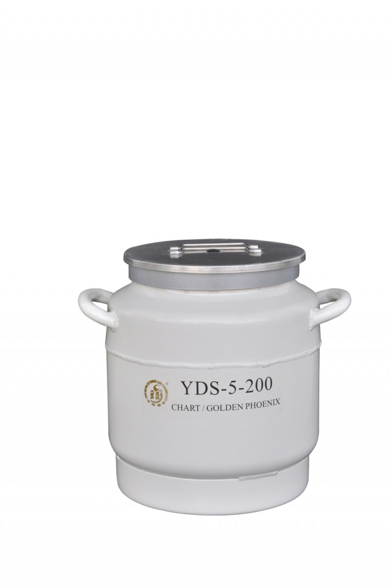 【成都金鳳】YDS-5-200大口徑液氮生物容器/液氮罐5L 200mm工廠,批發,進口,代購