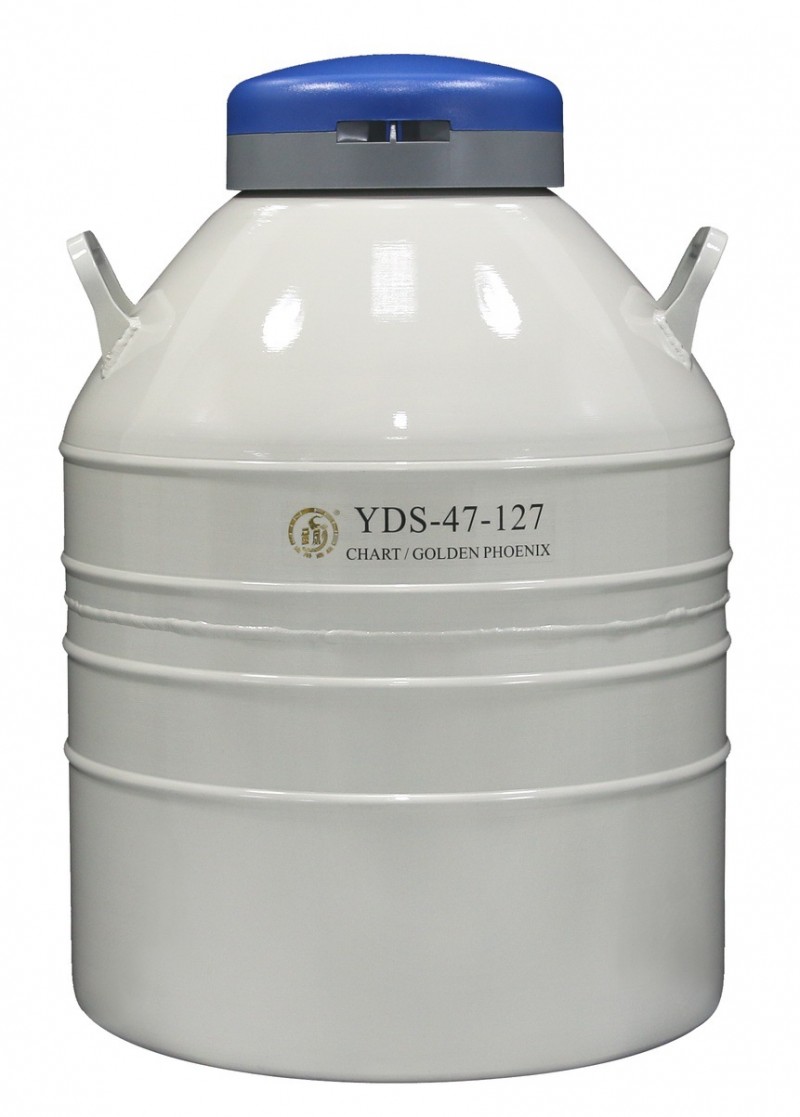 【成都金鳳】YDS-47-127配多層方提筒的液氮生物容器/液氮罐47L工廠,批發,進口,代購