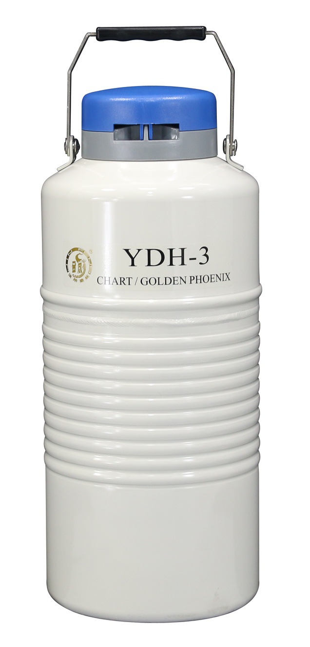 【成都金鳳】YDH-3航空運輸型液氮生物容器/液氮罐3.5L  50mm工廠,批發,進口,代購