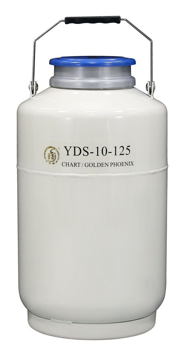 【成都金鳳】YDS-10-125大口徑液氮生物容器/液氮罐10L 125mm工廠,批發,進口,代購