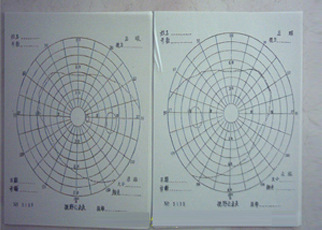 視野圖紙/視野計圖紙  左右眼工廠,批發,進口,代購