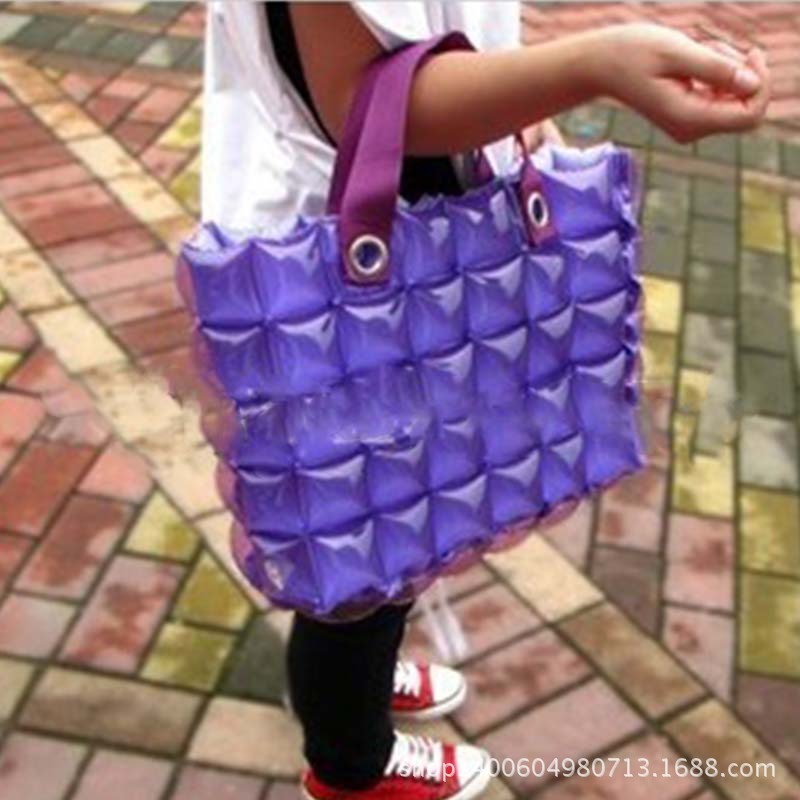 供應 PVC充氣手提包  充氣手臂包 充氣時尚氣泡包工廠,批發,進口,代購