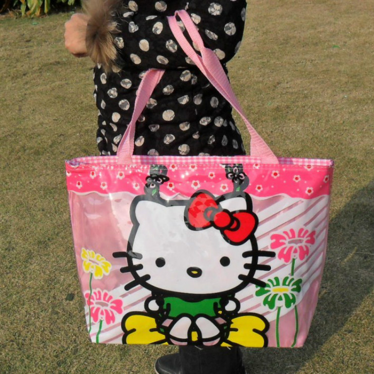 批發HELLOKITTY防水麵料單肩包 時尚休閒購物袋 甜美可愛手提包工廠,批發,進口,代購