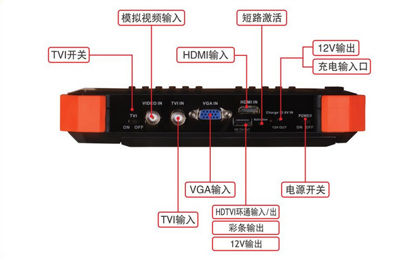 海康威視同軸攝影機TVI工程寶X41T海康同軸工程寶HDTVI視頻測試機工廠,批發,進口,代購