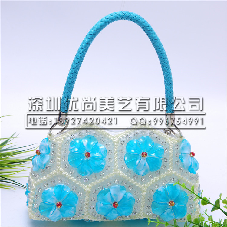 diy手工串珠包/珠子包/串珠工藝品/純手工編織包【荷花包16片】工廠,批發,進口,代購