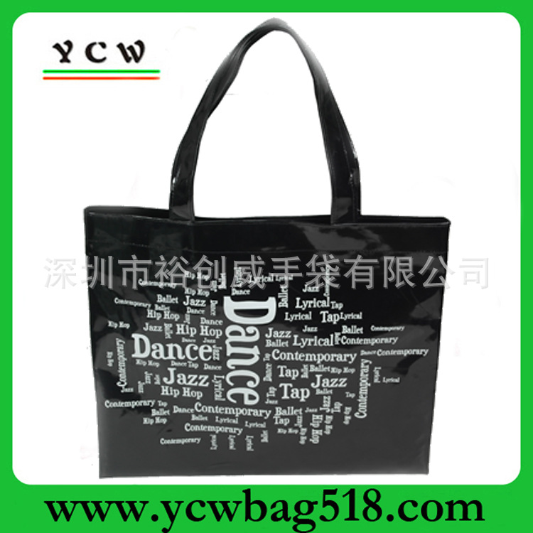 廠傢供應光膠PVC英文字母購物袋 時尚手提光膠購物袋工廠,批發,進口,代購