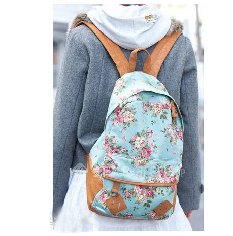 2014年時尚韓版花朵雙肩包包 中國風流行女包批發#022批發・進口・工廠・代買・代購