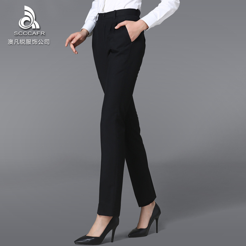 夏季女士職業裝西裝褲工作褲修身正裝長褲商務女褲特殊定製工廠,批發,進口,代購