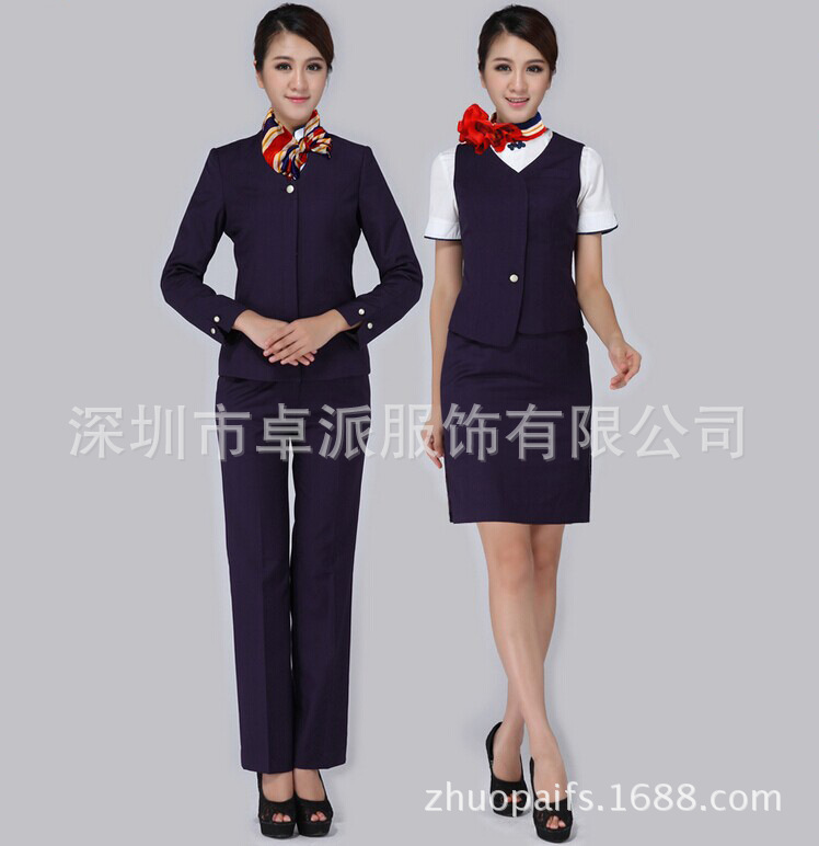 東航航空製服 深圳空姐服 高端空姐服 高檔空姐服 新款夏季空姐服工廠,批發,進口,代購