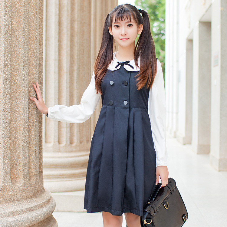 2016爆款軟妹小魔囡jk製服女子校服外套三件套春秋女裝W0021工廠,批發,進口,代購