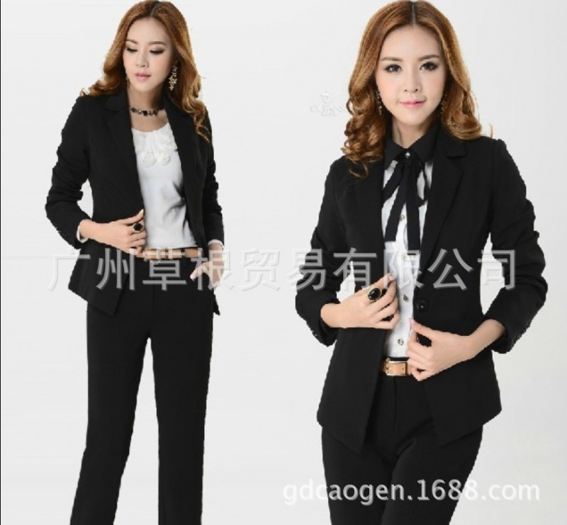 廠傢直銷時尚修身顯瘦女式西服 職業行政辦公工作正裝工廠,批發,進口,代購