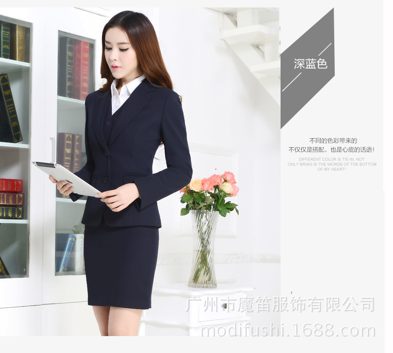 女套裝秋冬新款外套職業裝女士西裝求職麵試裝廠傢定製工廠,批發,進口,代購