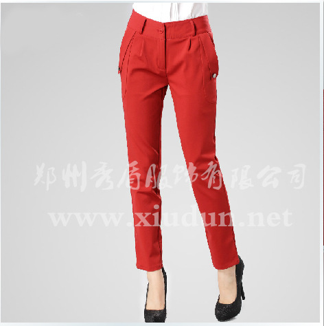 新款職業裝女西裝褲麵試工作服河南定製品質保證顯身材氣質女褲批發工廠,批發,進口,代購
