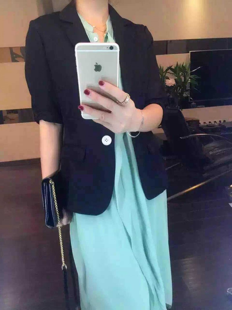 2016早秋新款高端定製百搭絲麻小西裝外套工廠,批發,進口,代購