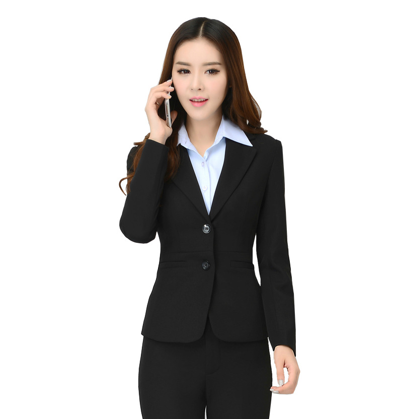 秋冬職業裝訂製 韓版修身女士正裝 商務西裝 麵試女套裝工廠,批發,進口,代購
