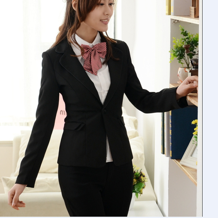 淘金豆新款韓版女式西服小西裝女士西裝學生麵試裝女職業西服工廠,批發,進口,代購