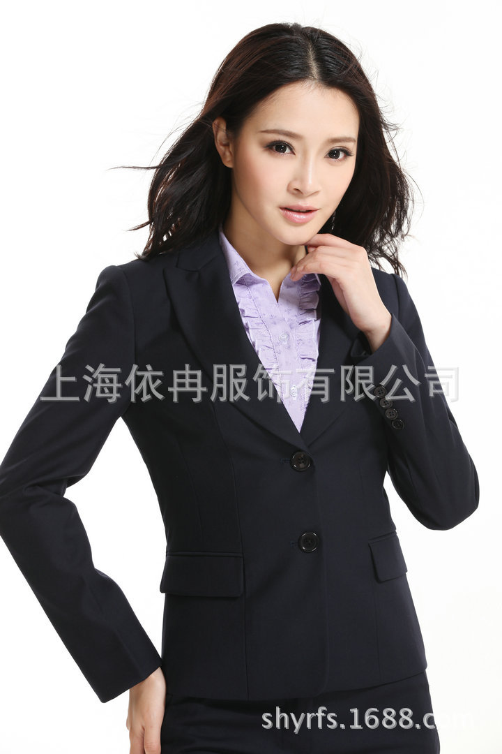 2014冬季新款商務女士西裝製服套裝，職業裝專業定做工廠,批發,進口,代購