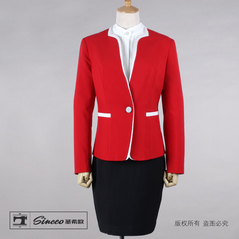 女士正裝西裝定做 白領職業工作服西裝 銀行酒店西裝外套工廠,批發,進口,代購