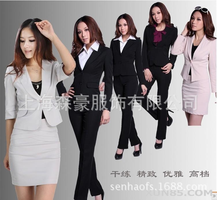 上海廠傢定做中高檔女式西服，職業女式西裝，可量身定做工廠,批發,進口,代購