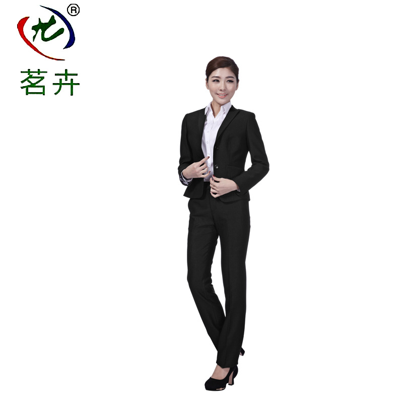 大量供應 2015春季新款簡約女式職業套裝 ol女式修身職業套裝工廠,批發,進口,代購
