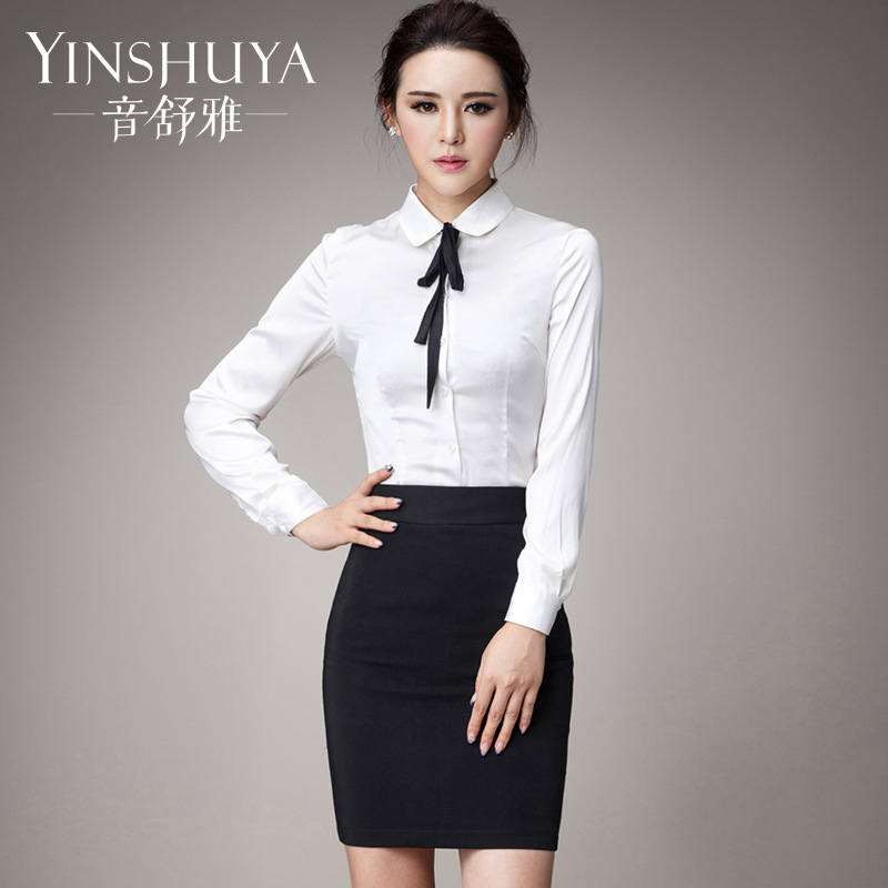 音舒雅2015秋冬季新款女士工作服空姐製服職業套裝女裝套裝套裙工廠,批發,進口,代購