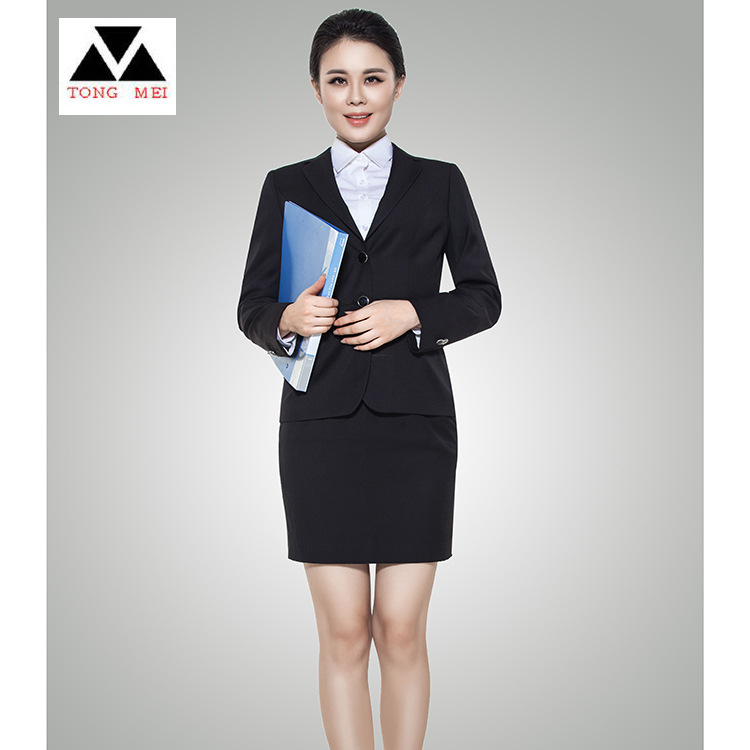 秋冬職業裝女士套裝西服職業套褲 長袖OL修身正裝麵試工作服工廠,批發,進口,代購