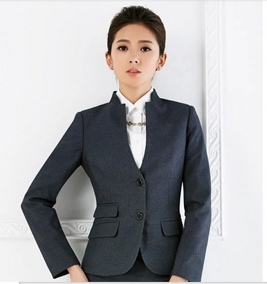 2015新款職業裝韓版女式套裙秋裝OL時尚長袖正裝酒店工作服工廠,批發,進口,代購