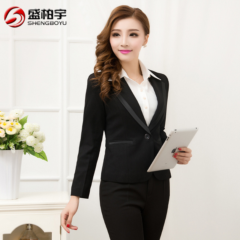 美容師工作服新款套裝裙女 氣質OL淑女職業裝女裝 工裝西服工廠,批發,進口,代購