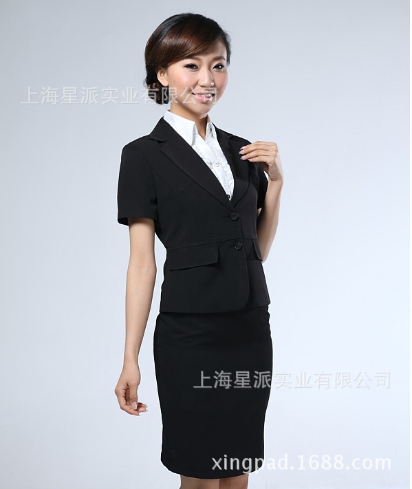 量身定製夏季職業女裝 OL/通勤女士職業裝定做 職業女裙套裝廠傢工廠,批發,進口,代購