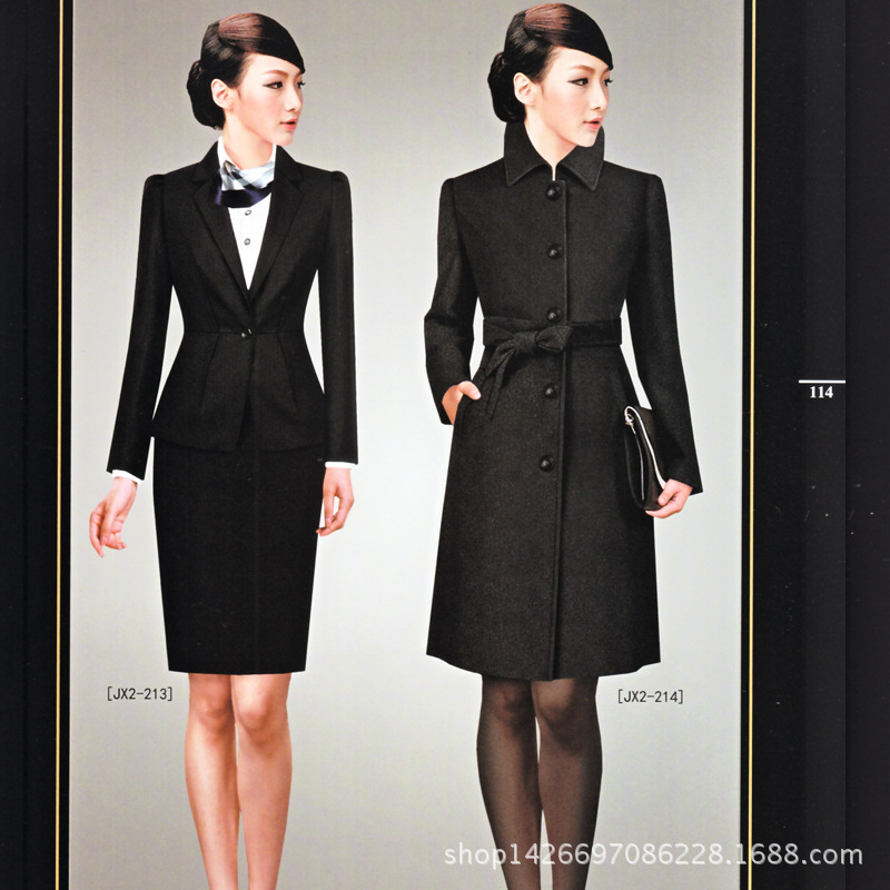 定做製服套裝高檔女士修身款商務西裝職業裝定做工廠,批發,進口,代購