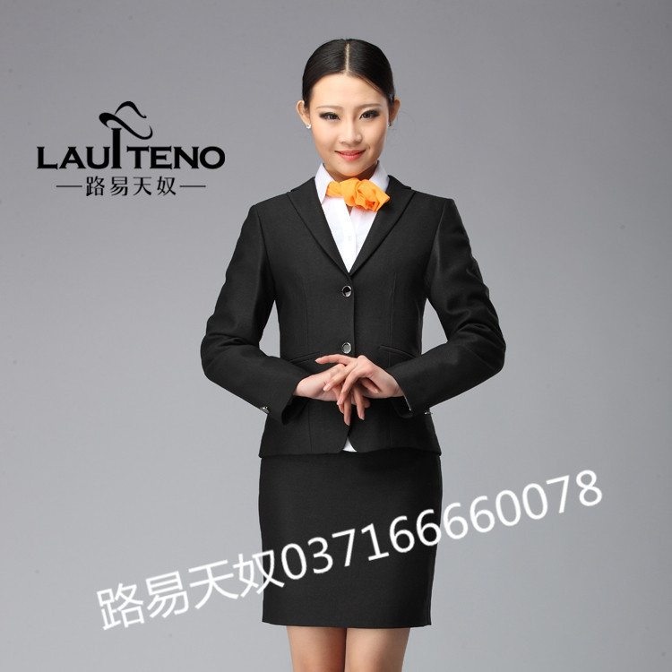 帶銀星汽車4S店工裝工作服秋冬女式西服套裝工廠,批發,進口,代購