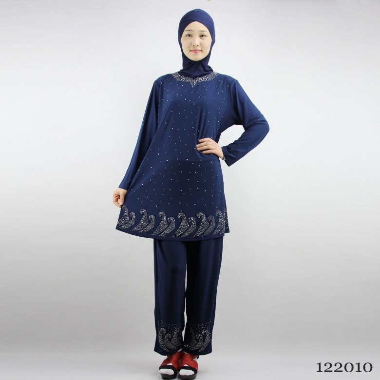 廠傢定做/批發/代發 一級水晶棉穆斯林女裝巴服兩件套禮拜服工廠,批發,進口,代購