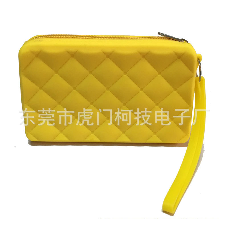 韓版創意耐用矽膠雜物收納包 矽膠女式手拿包 製訂顏色LOGO工廠,批發,進口,代購
