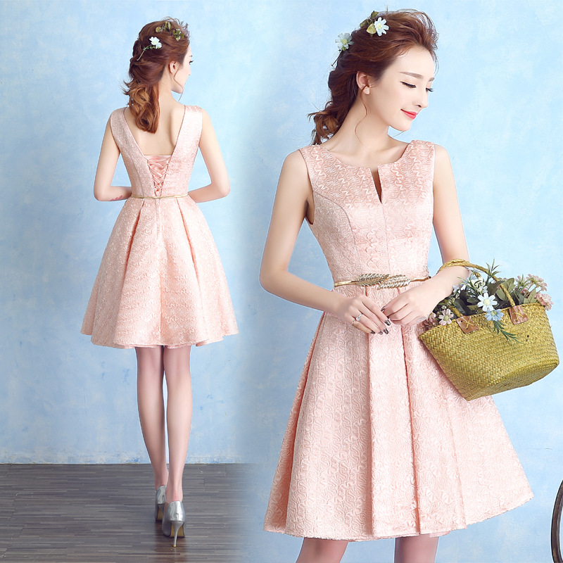 宴會晚禮服 2016夏款新品小禮服新娘結婚婚宴禮服女裝精品連衣裙工廠,批發,進口,代購