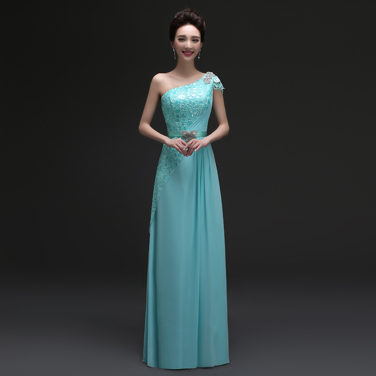 2015新款夏季時尚新娘敬酒服 長短款結婚禮服蕾絲晚禮服藍色春工廠,批發,進口,代購