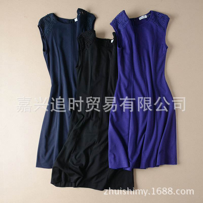 2016春夏新款大牌無袖彈力顯瘦背心裙短裙連衣裙工廠,批發,進口,代購