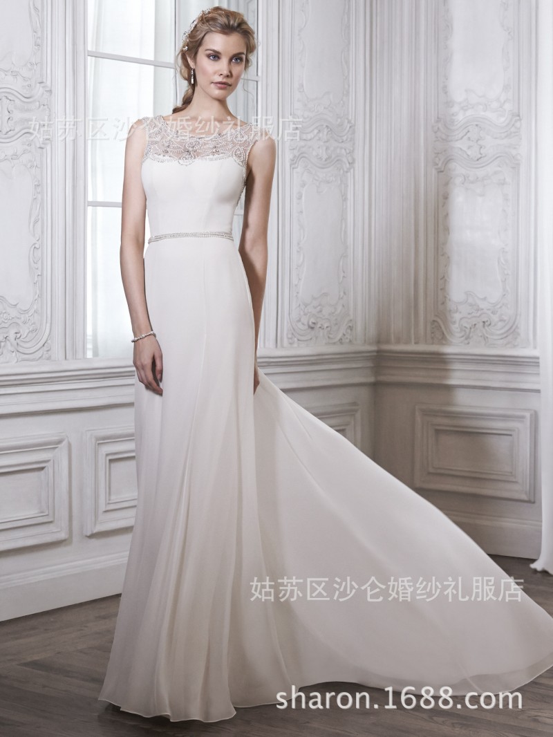 婚紗禮服2016新娘歐美大牌奢華蕾絲定製性感抹胸顯瘦長拖尾工廠,批發,進口,代購