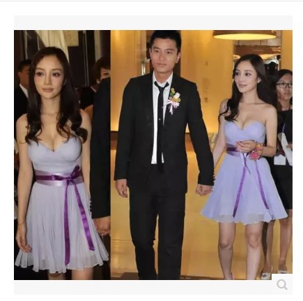 2016伴娘團小禮服 短款長款李小璐明星同款姐妹裙裝伴娘服工廠,批發,進口,代購