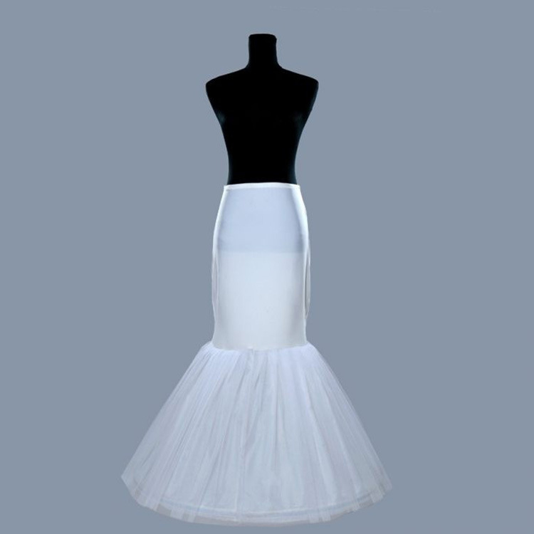 2016年新款婚紗禮服雙紗雙鋼小魚尾內襯束腰包臀襯裙撐群廠傢直銷批發・進口・工廠・代買・代購