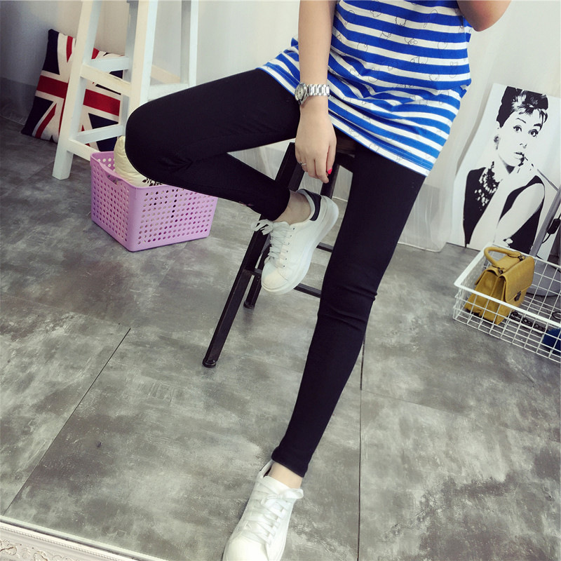 韓版時尚女裝 春季新款女裝透氣修身顯瘦內搭褲 保暖提臀百搭長褲工廠,批發,進口,代購