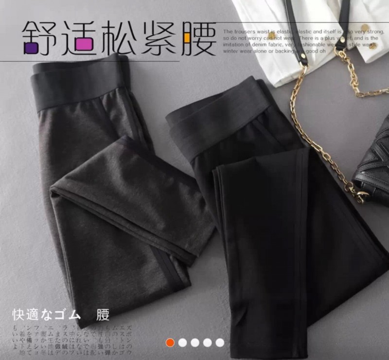 巨顯瘦！Z傢代購 春款高彈力松緊腰內搭褲休閒褲工廠,批發,進口,代購