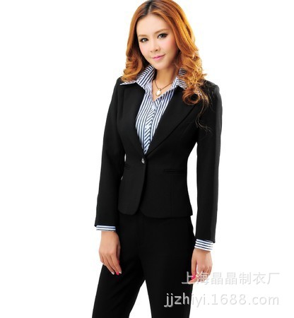 【批發供應】定做西服職業裝|定做新款女式西服職業裝 晶晶製造工廠,批發,進口,代購