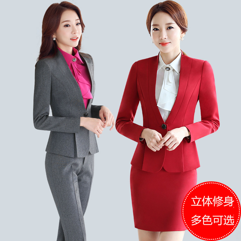 供應女式職業套裙 時尚西服套裙 白領辦公室職業裝 工作服定製工廠,批發,進口,代購