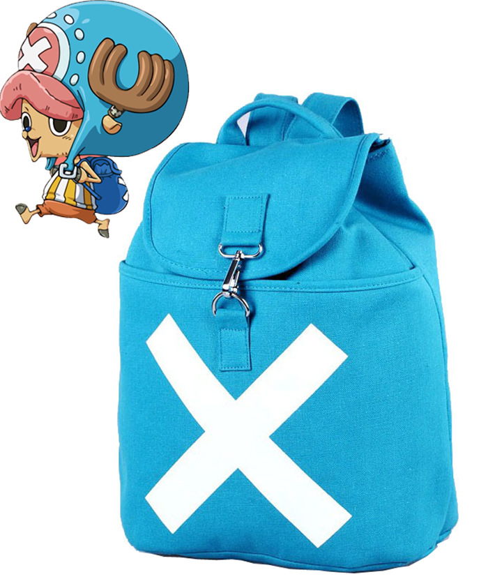 海賊王書包動漫背包COS喬巴大背囊學生藍色雙肩包背包工廠,批發,進口,代購