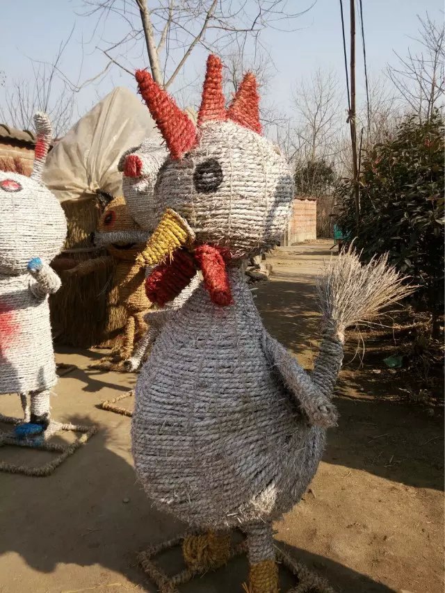 乾稻草稻草人工藝品雕塑稻草人定做製作動物卡通人物生肖草編藝術批發・進口・工廠・代買・代購